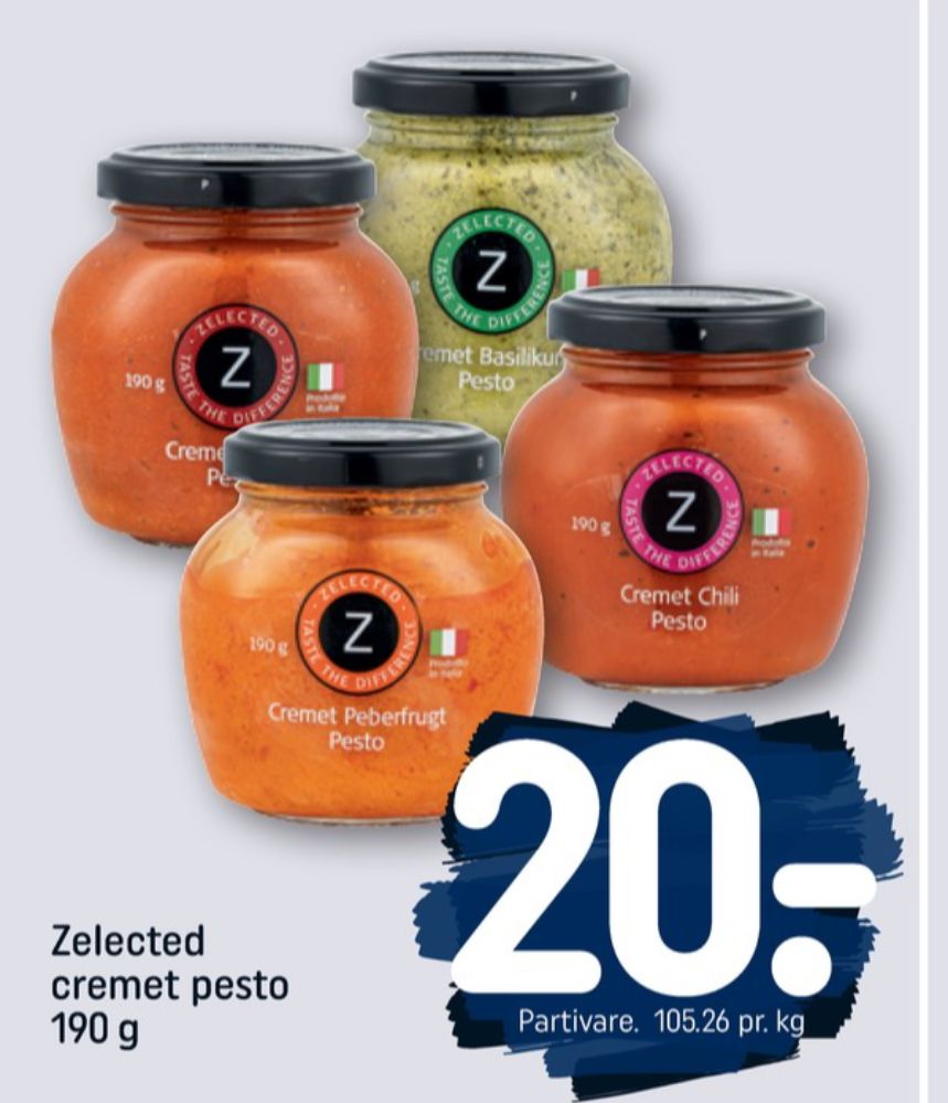 Zelected, Cremet Chili pesto