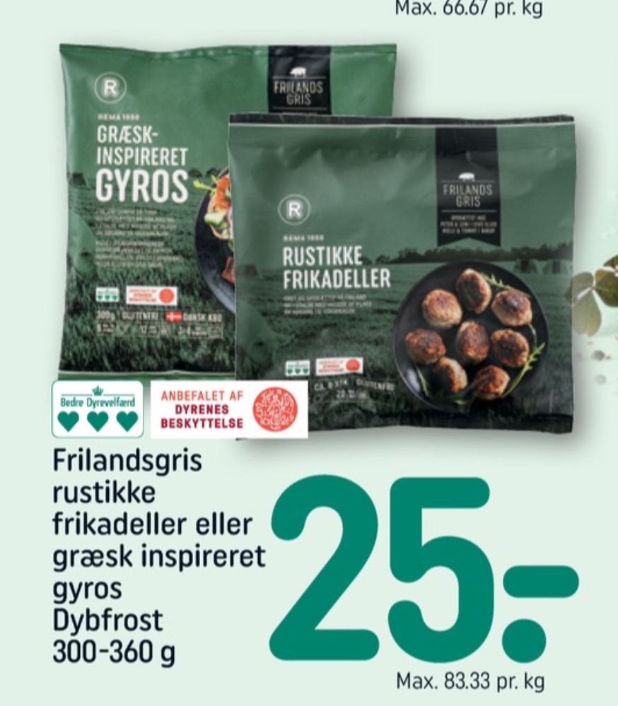 Rema 1000, Frikadeller