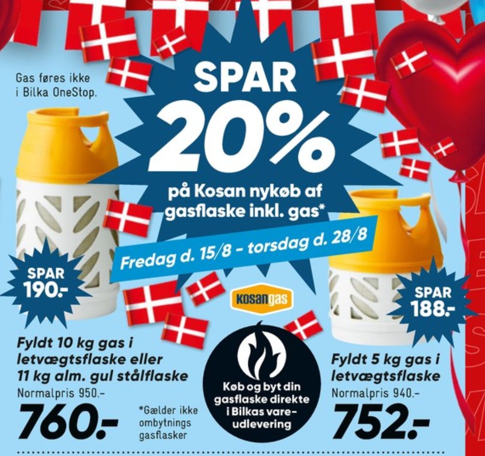 Kosan, Gasflaske
