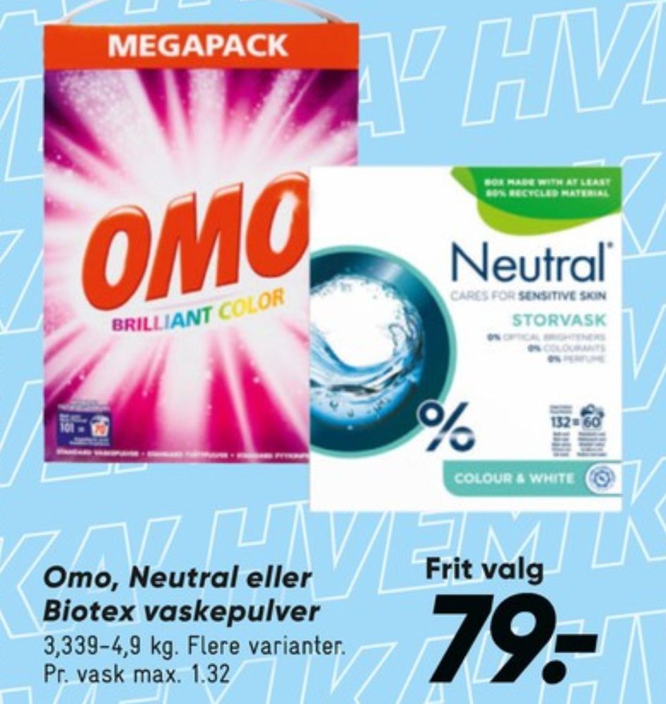 Omo, Vaskepulver