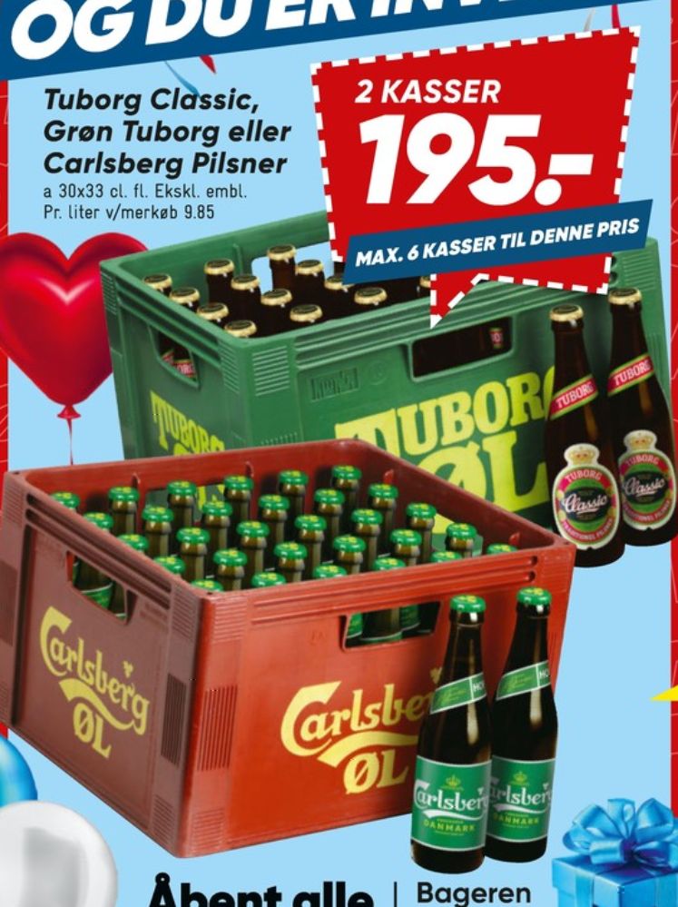 Tuborg Grøn, Øl