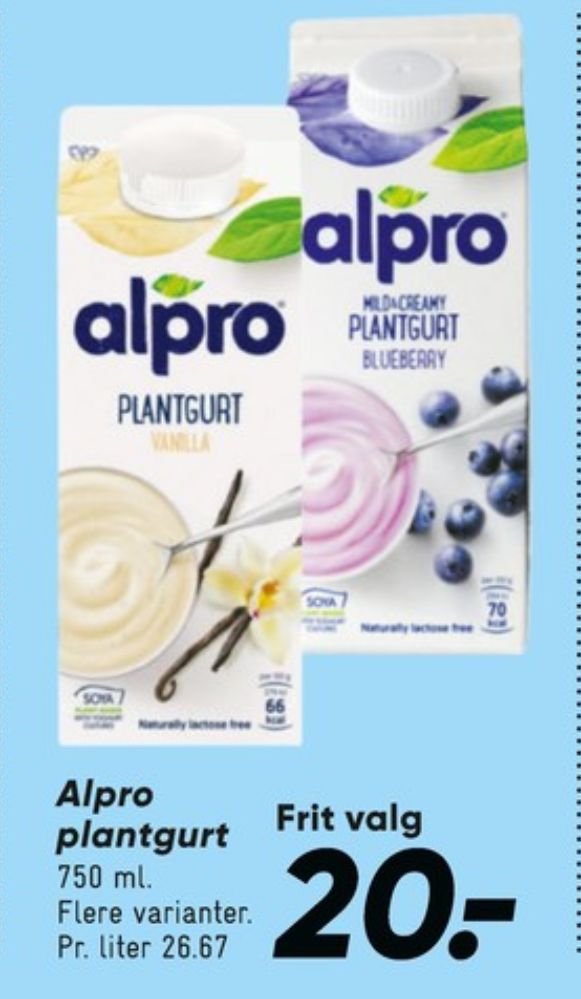 Alpro, Plantgurt Blueberry