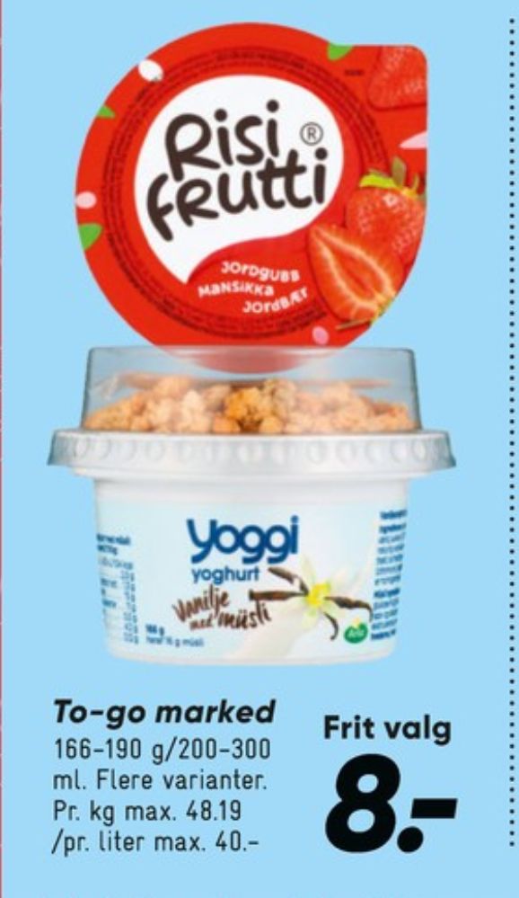 Yoggi, Yoghurt Vanilje Med Müsli Top