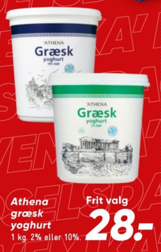 Athena, Græsk Yoghurt 10%