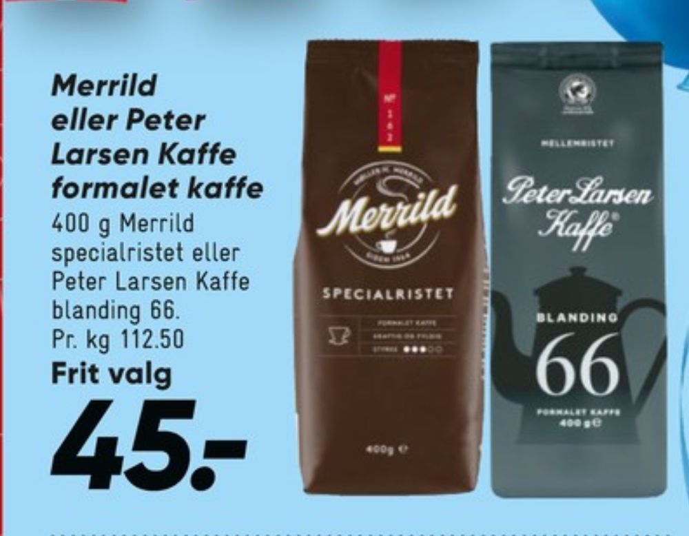 Merrild Specialristet, Kaffe Formalet