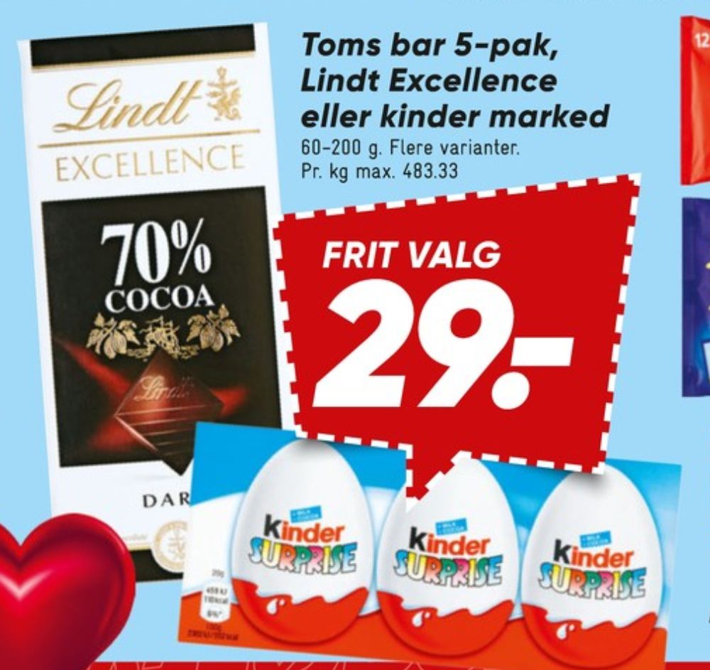 Yankie, Chokoladebar