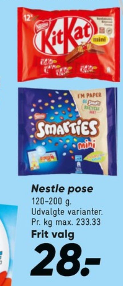 Smarties, Chokoladepastiller Mini