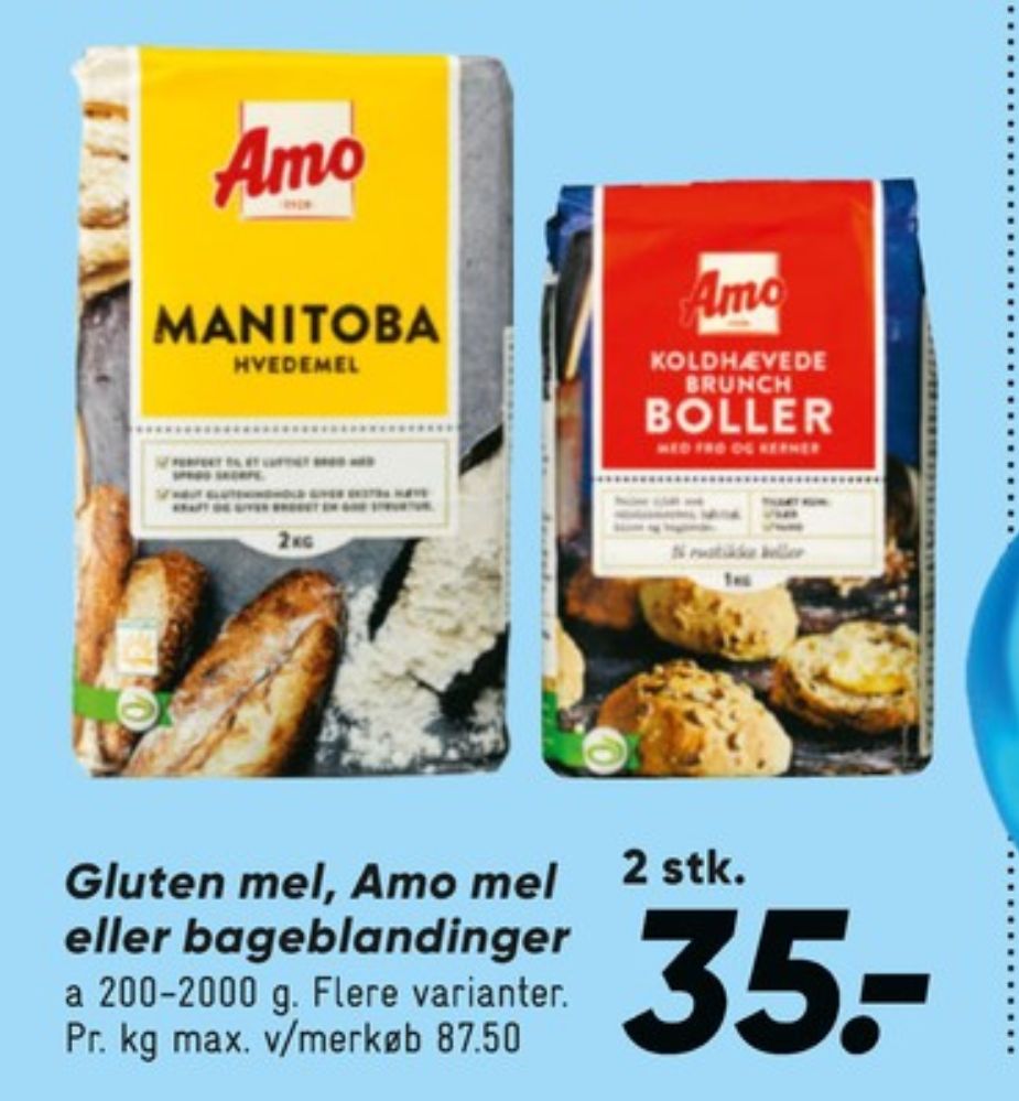 Amo, Brunchboller Koldhævet Melblanding