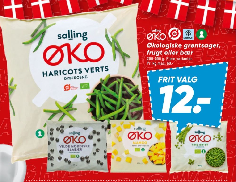 Salling ØKO, Haricots Verts