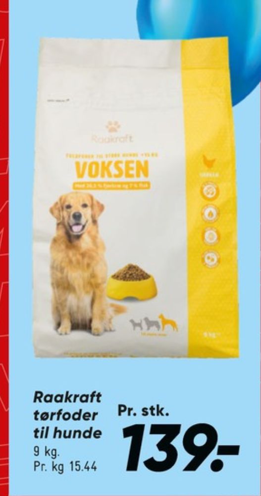 Raakraft, Hundefoder