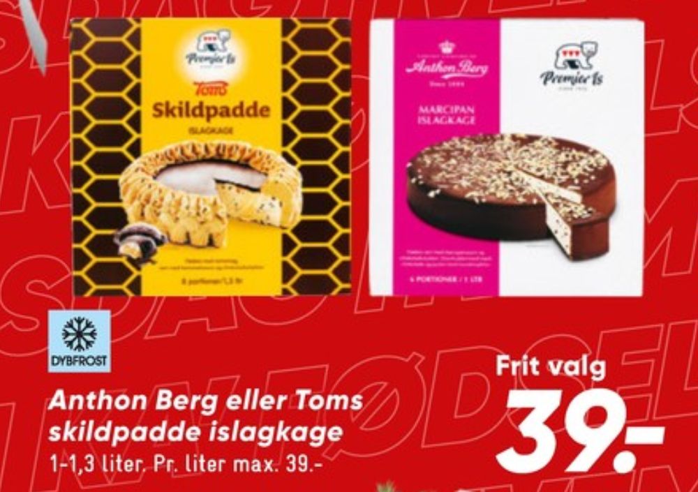 Premier Toms Skildpadde, Islagkage
