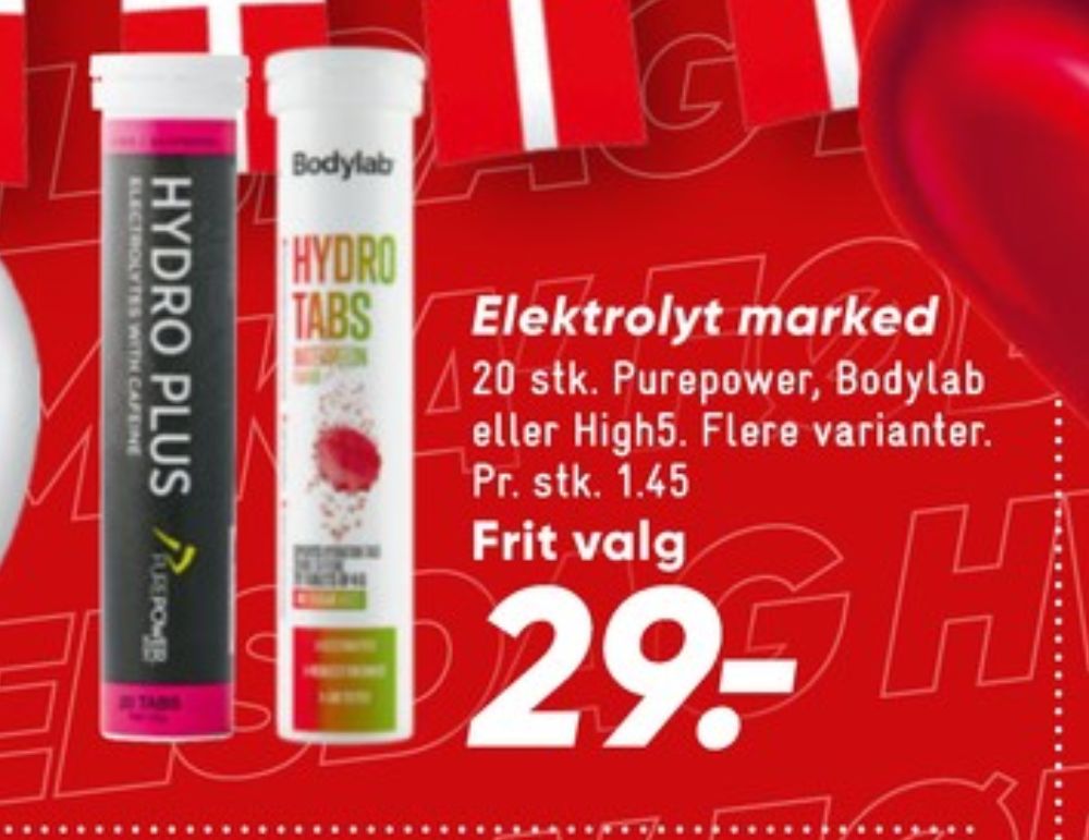 Bodylab, Kosttilskud
