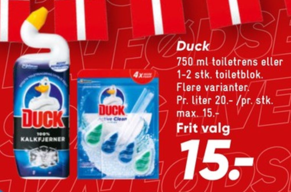 Duck, WC-rens