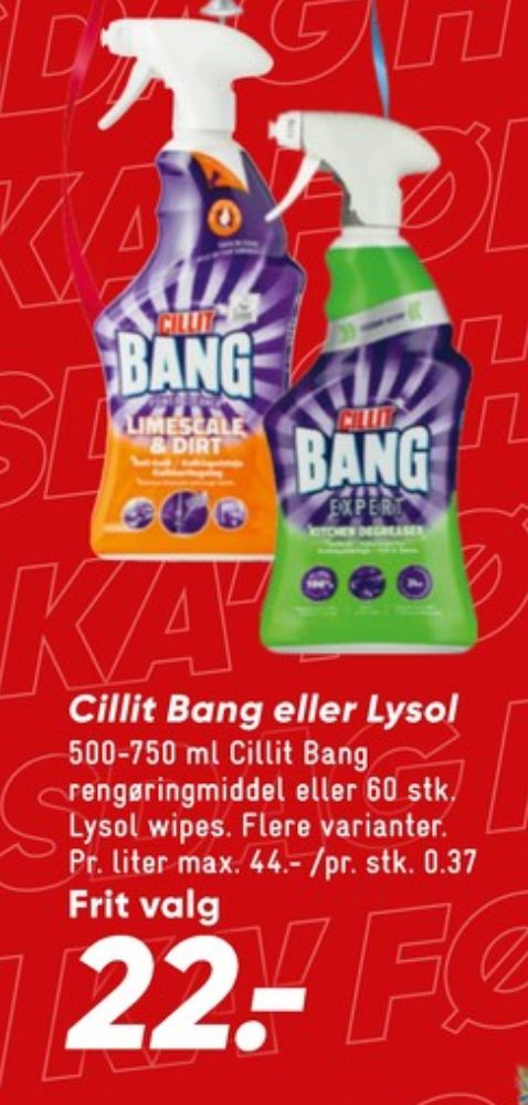 Lysol, Rengøringsservietter