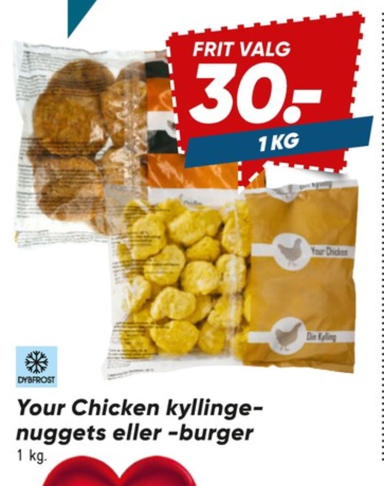 Din kylling, Kyllingeburger
