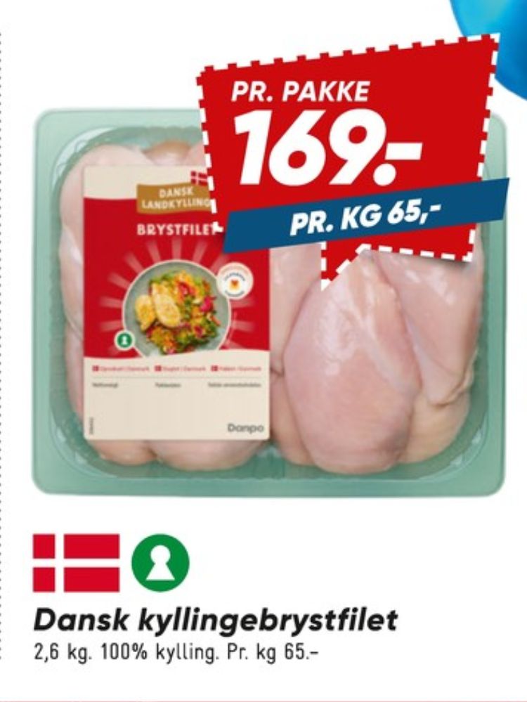 Dansk Landkylling, Kyllingebrystfilet