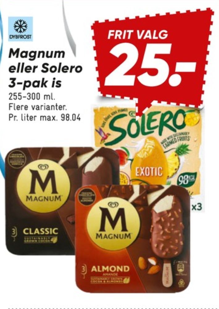 Frisko Solero Exotic, Ispinde
