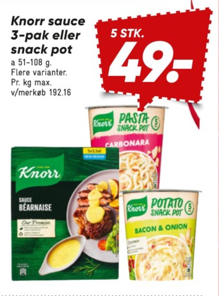 Knorr Pasta Snack Pot, Carbonara
