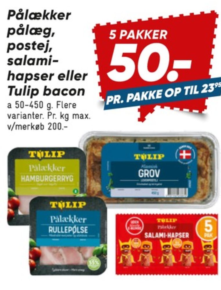 Tulip Klassisk Grov, Leverpostej