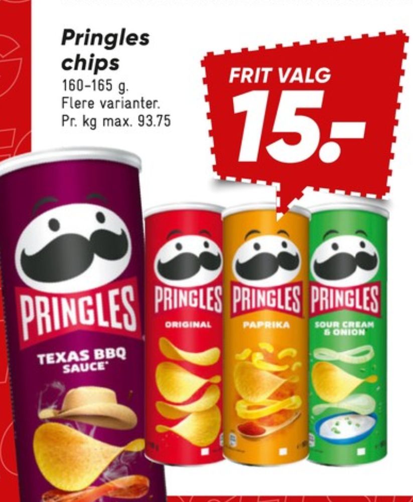 Pringles, Sour Cream & Onion Chips