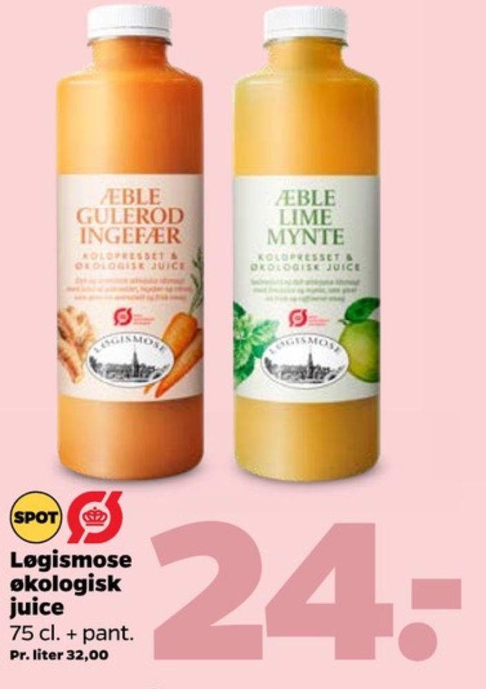 Løgismose, Æblejuice Lime & Mynte