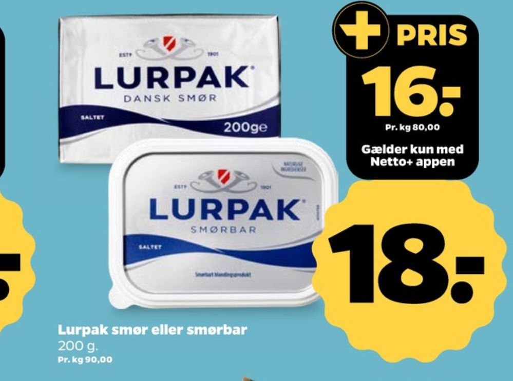 Lurpak, Smørbar