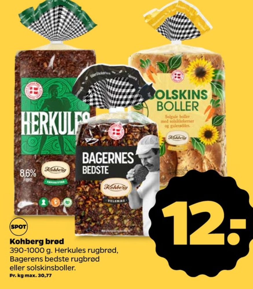 Kohberg Herkules, Rugbrødsskiver