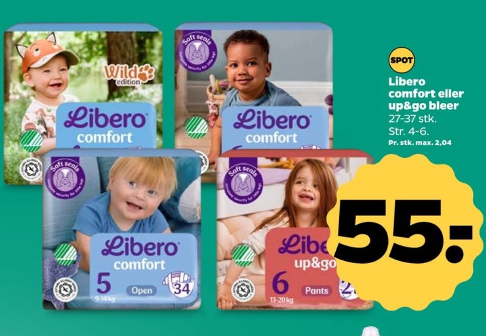Libero Comfort, Bleer str 5 9-14 kg