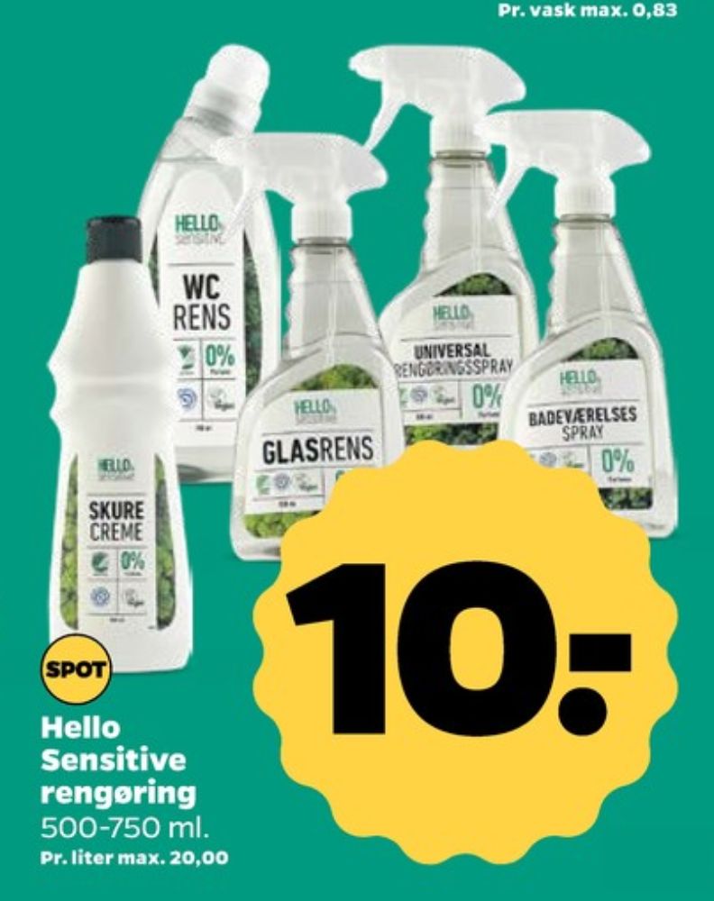 Hello Sensitive, WC-rens