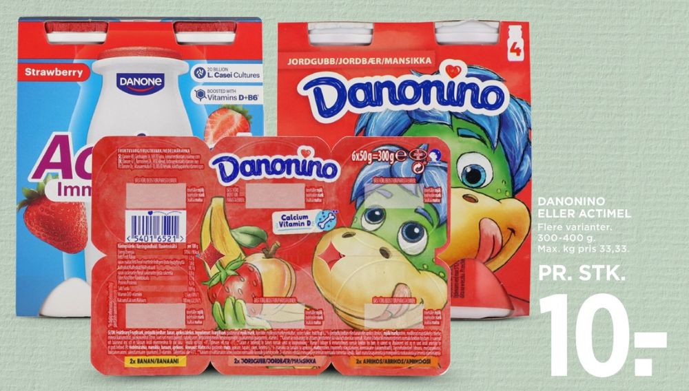 Danone Actimel, Drikkeyoghurt Jordbær