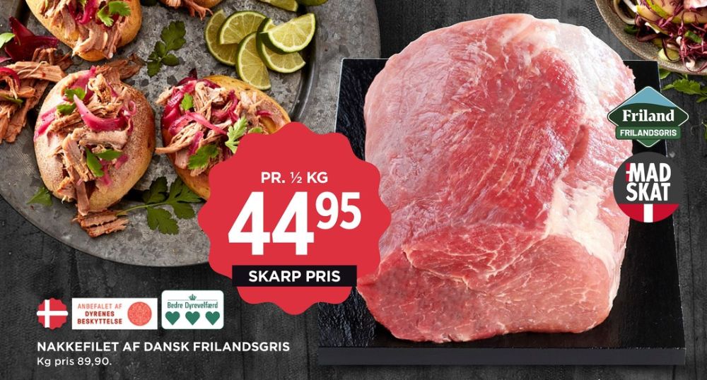 FRILAND Frilandsgris, Nakkefilet