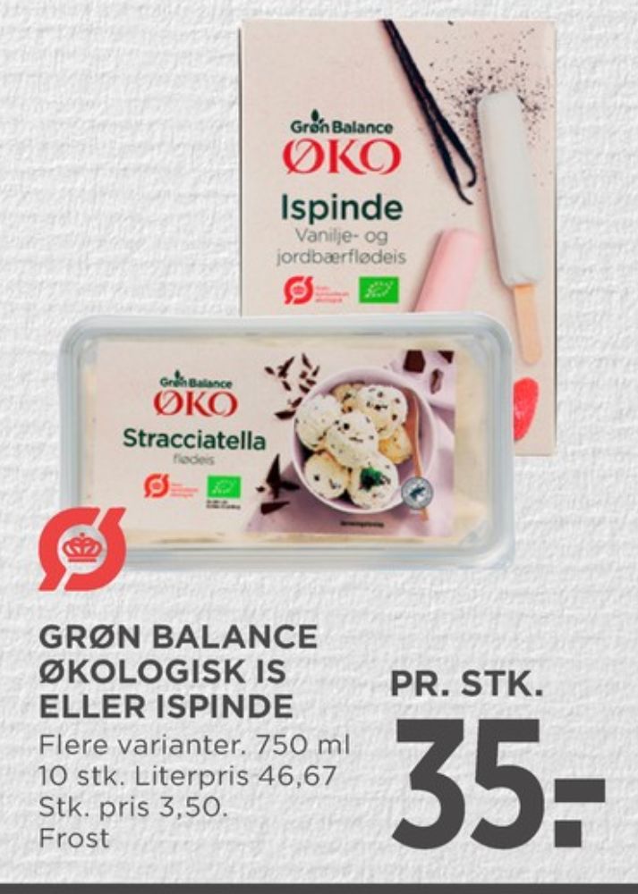 Grøn Balance, Vanilje- og jordbærfløde ispinde