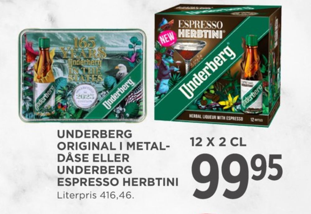 Underberg Espresso Herbtini, Bitter