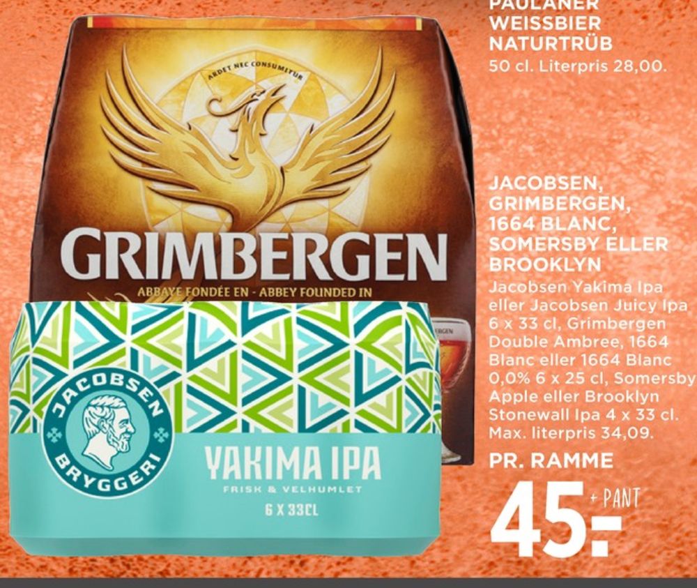 Kronenbourg 1664 Blanc 0,0%, Øl - Alkoholfri 6 pk.
