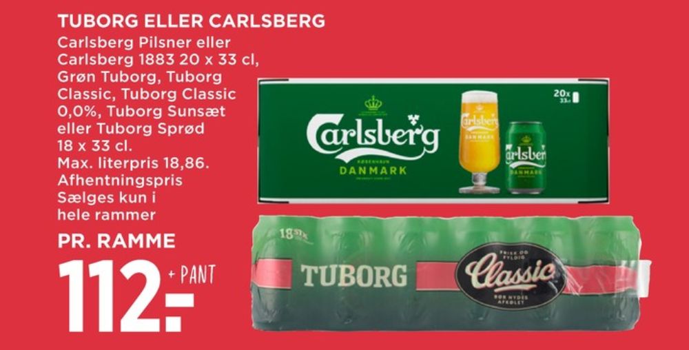 Carlsberg Pilsner, Øl 20 pk.