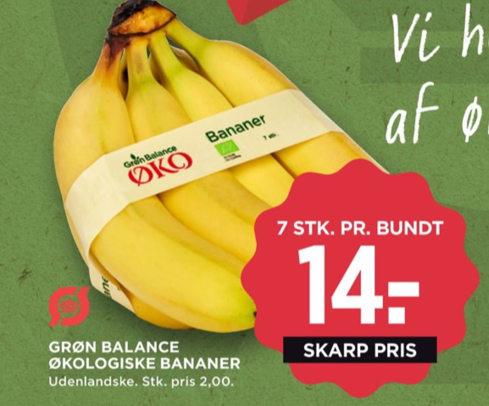 Grøn Balance, Bananer
