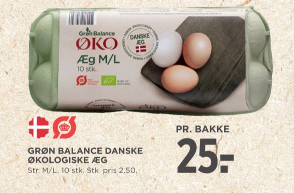 Grøn Balance, Øko Æg M/L