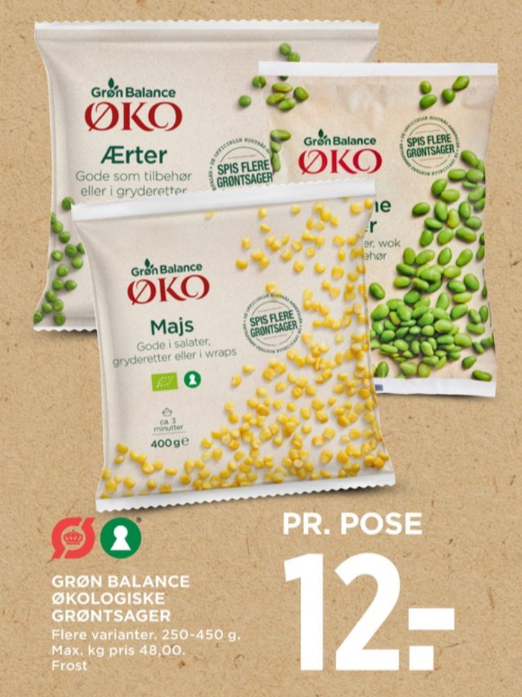 Grøn Balance, Majs