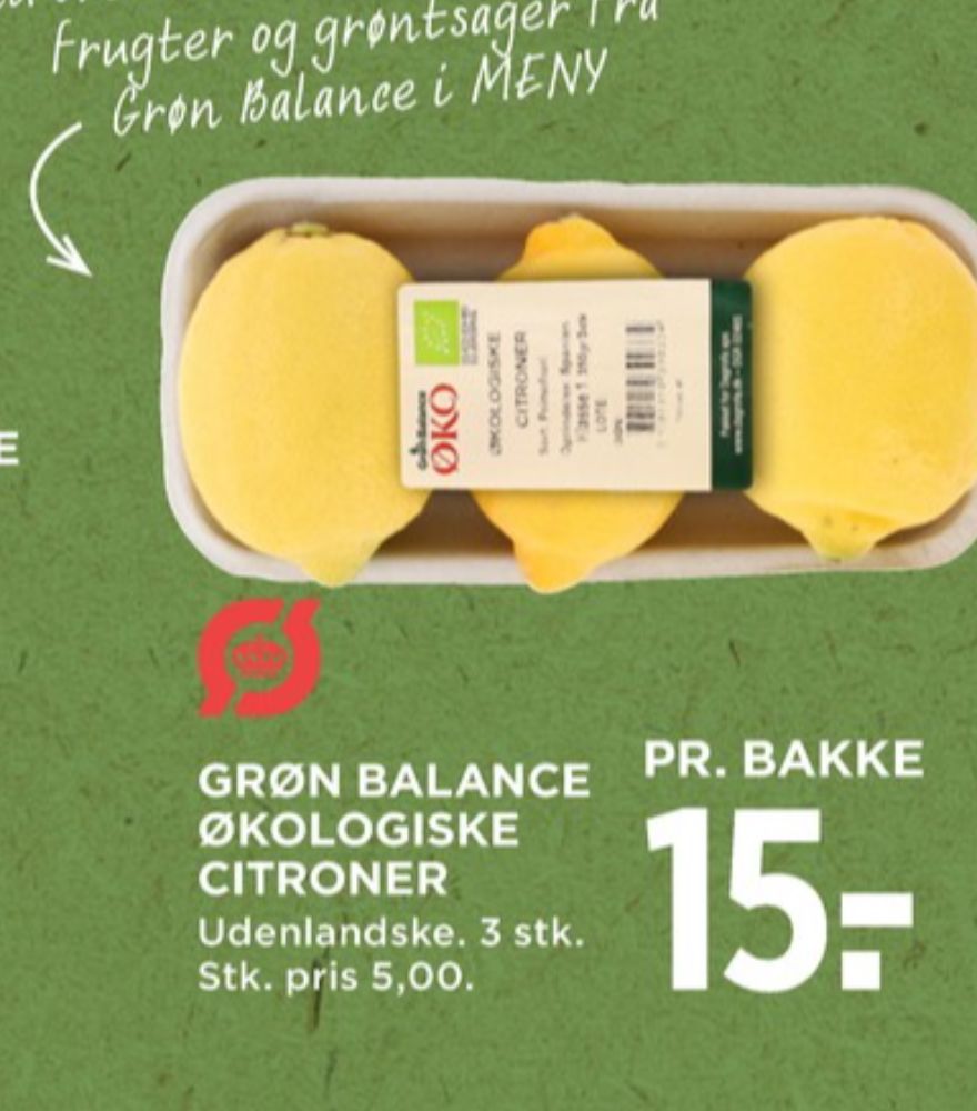 Grøn Balance, Citroner
