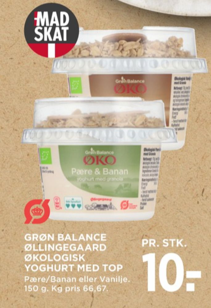 Grøn Balance Øllingegaard, Vanilje Yoghurt med granola