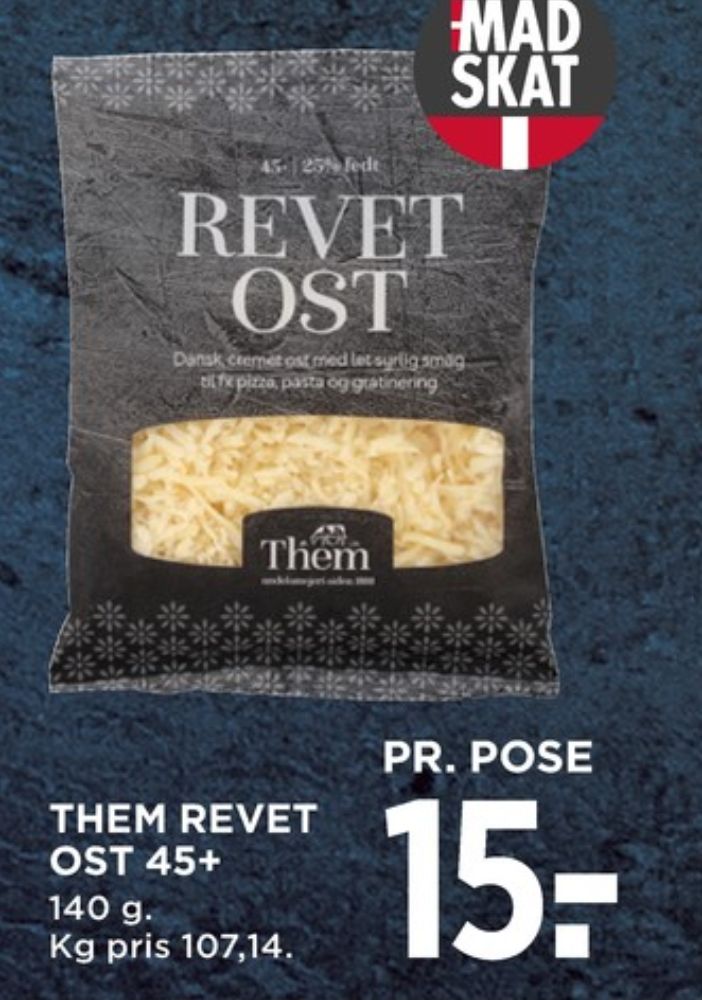 Them Ost Hi Protein, Revet ost
