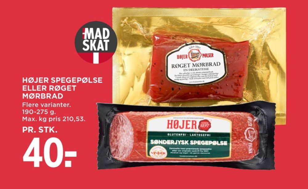 Højer Pølser, Røget Mørbrad