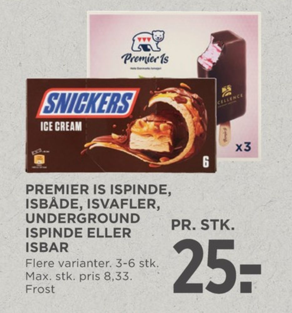 Snickers, Issnack Creame