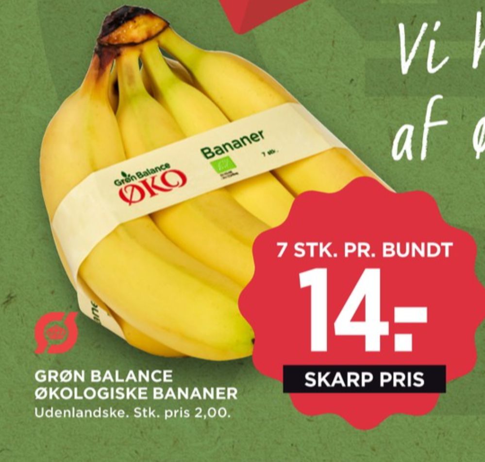 Grøn Balance, Bananer