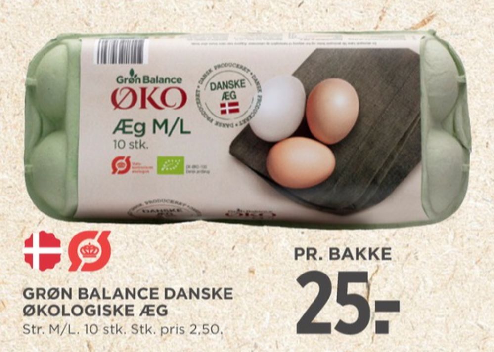 Grøn Balance, Øko Æg M/L