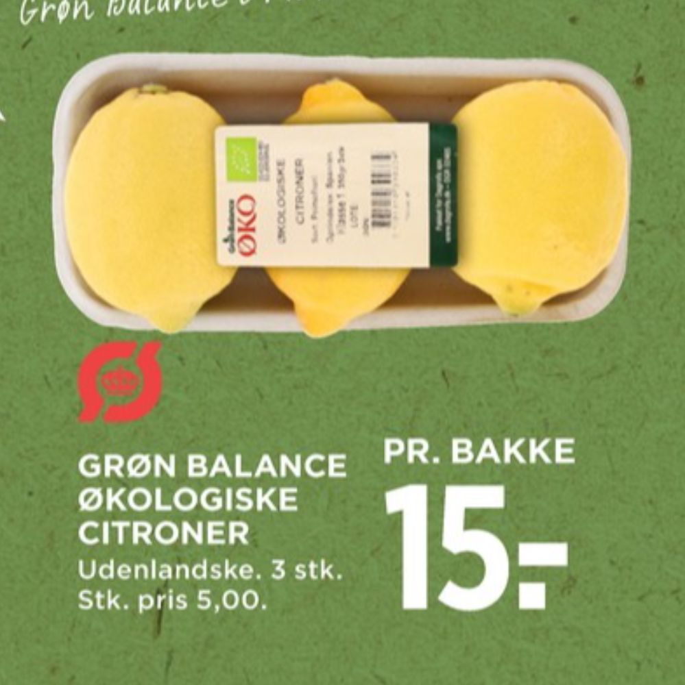 Grøn Balance, Citroner