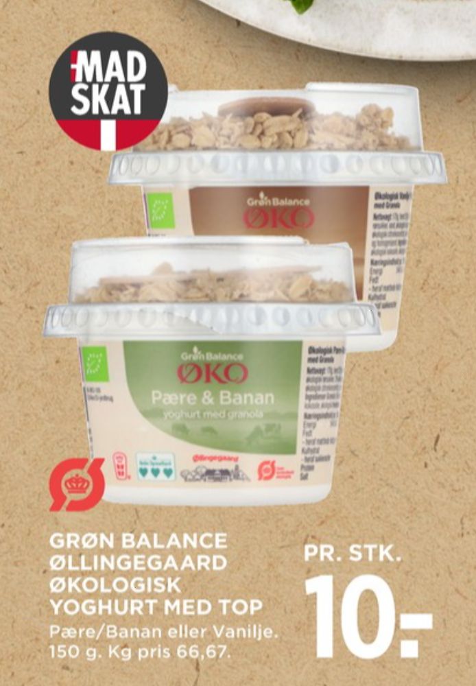 Grøn Balance Øllingegaard, Vanilje Yoghurt med granola