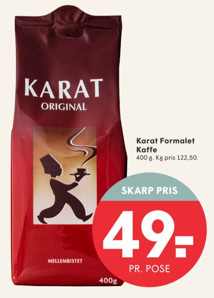 Karat Original, Kaffe Formalet