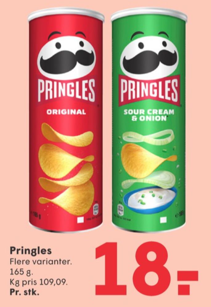 Pringles, Sour Cream & Onion Chips