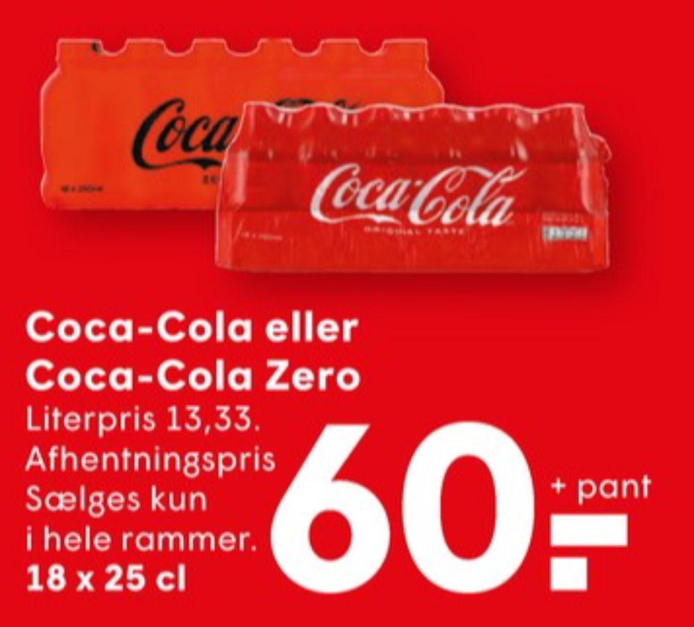 Coca Cola Zero, Cola 18 pk.